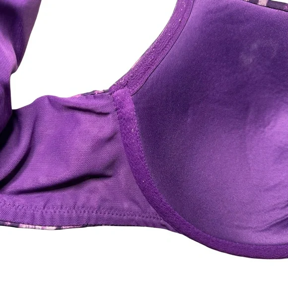 TORRID CURVE Leopard 360 BACK SMOOTHING WIREFREE PUSH UP BRA 40B - Picture 10 of 13